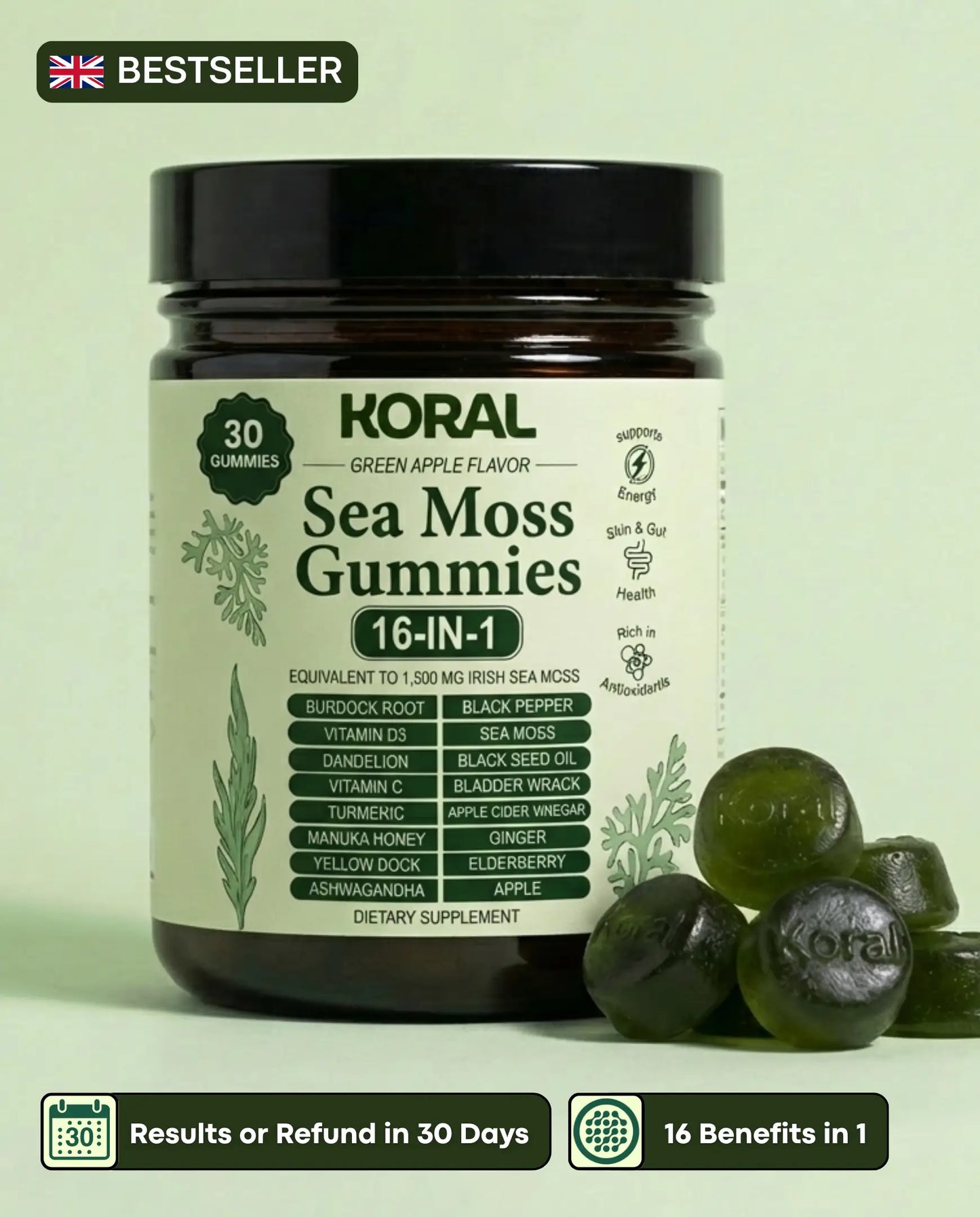 KORAL™ SEA MOSS GUMMIES